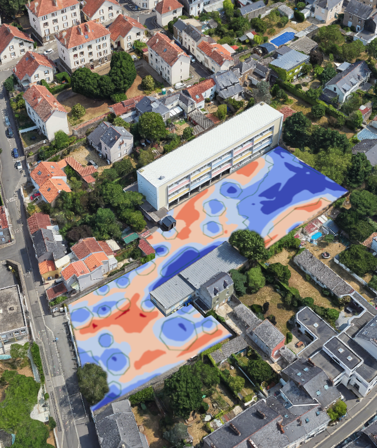 Simulation microclimatique d’une cour d’école